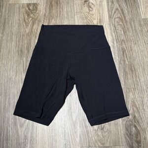 Lululemon‎ Align Women's High Rise Biker Shorts Black Size 4 Yoga Athletic